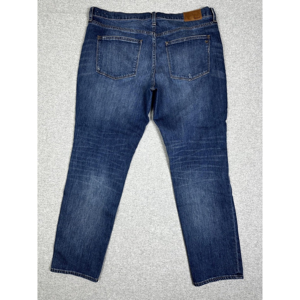 Madewell Jeans Womens 32 Blue Slim Boyjean Distressed‎ Denim Stretch Casual - Picture 2 of 11